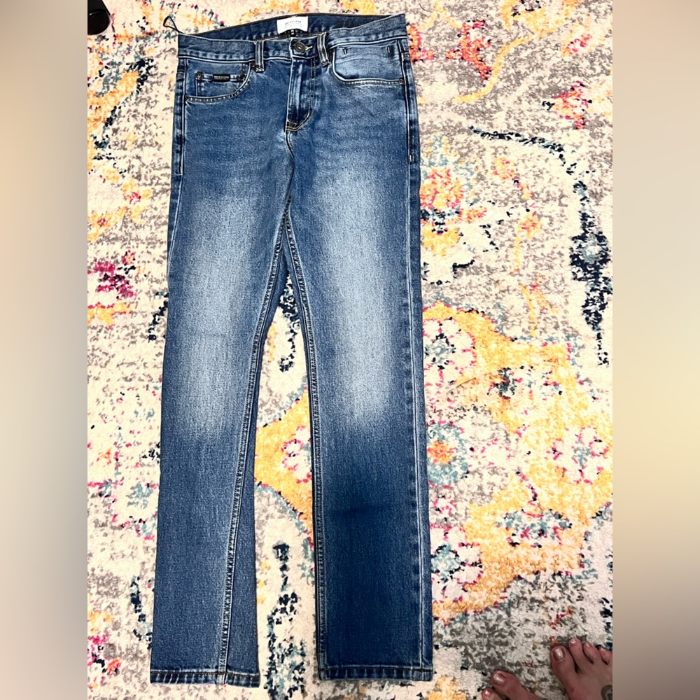 Blue Denim Skinny Jeans Quiksilver